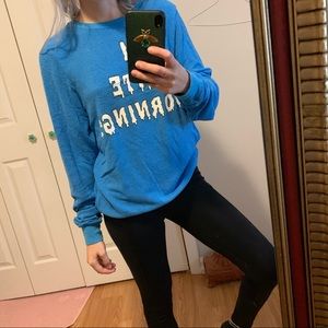 I hate mornings pullover sweatshirt